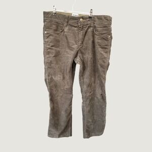 Horny Toad Clayton Corduroy Pants Mens 34 Olive Green Stretch H2441308